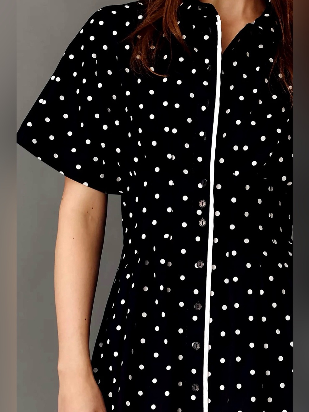 Anthropologie The Tobie Shirt Dress by Exquise Size M - Picture 6 of 9